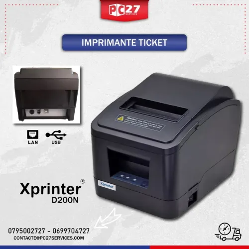 IMPRIMANTE TICKET XPRINTER D200N USB+LAN /REF:5123