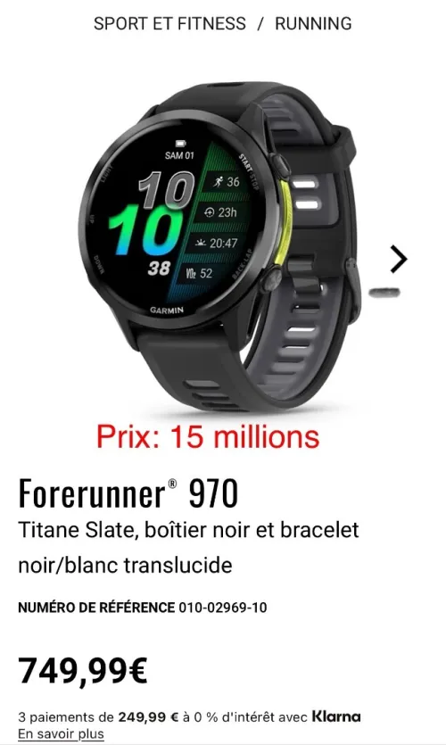 Montres GARMIN 
