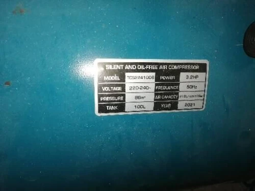 Compresseur silencieux 100L Total