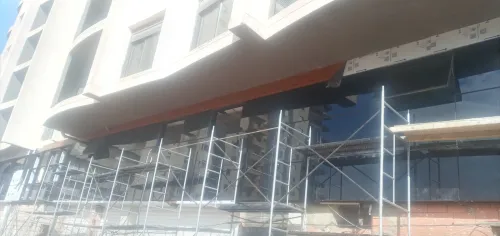 Revêtement alucobond et mur rideaux 