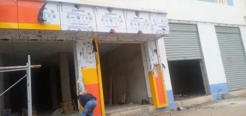 Alucobond  mûr rideau 