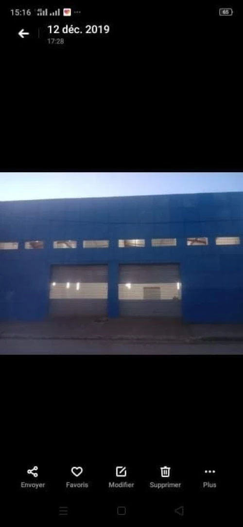 Location Hangar - Usine Guelma Belkheir