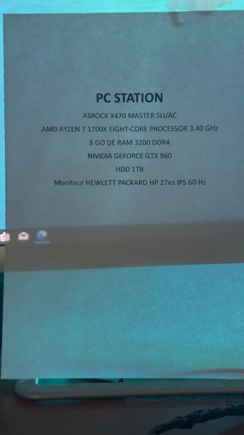 Pc station Amd ryzen 7