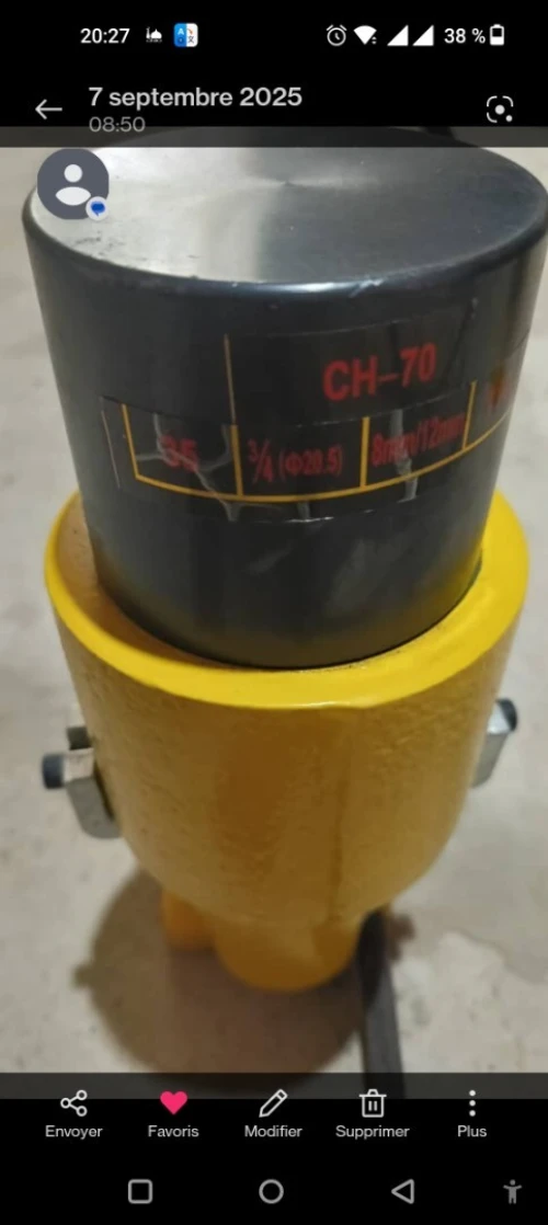 Poinçonneuse GM . perforateur hydraulique