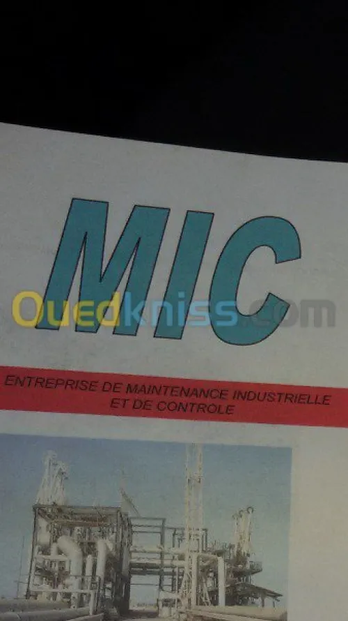 Maintenantion industrielle et contrôle