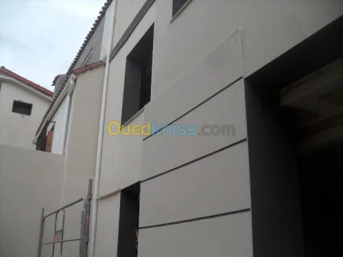 enduit de façade. monocouche.