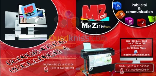 publicités et impression