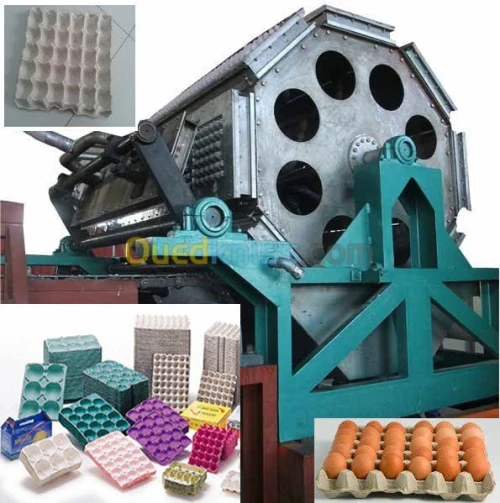 Ligne de production de plateaux d'œuf