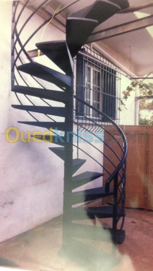 Pose d'escalier et rampe sur mesure