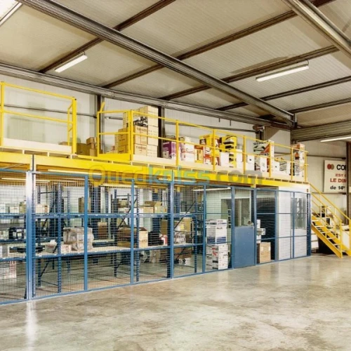 Cloison Industrielle grillagée 