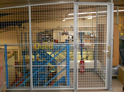 Cloison Industrielle grillagée 