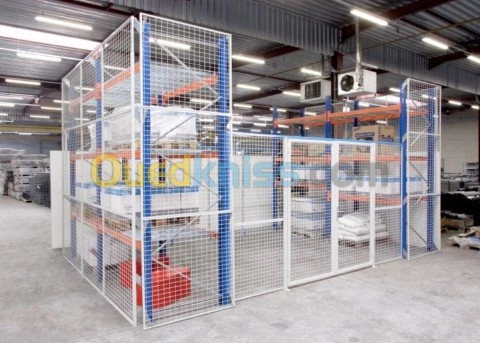Cloison Industrielle grillagée 
