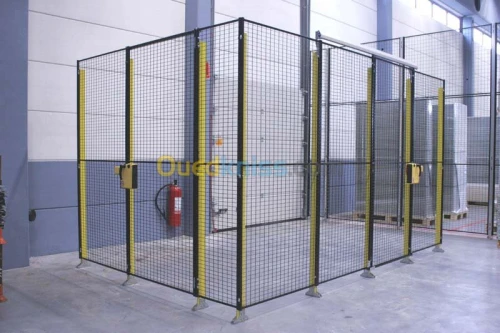 Cloison Industrielle grillagée 