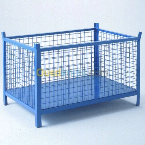 Caisse-palette acier - Empilable - Sur