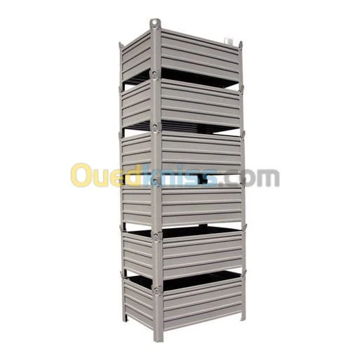 Caisse-palette acier - Empilable - Sur