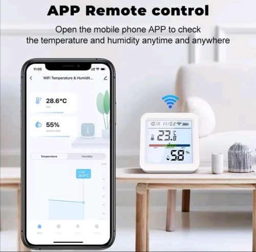 Thermomètre smart avec afficheur