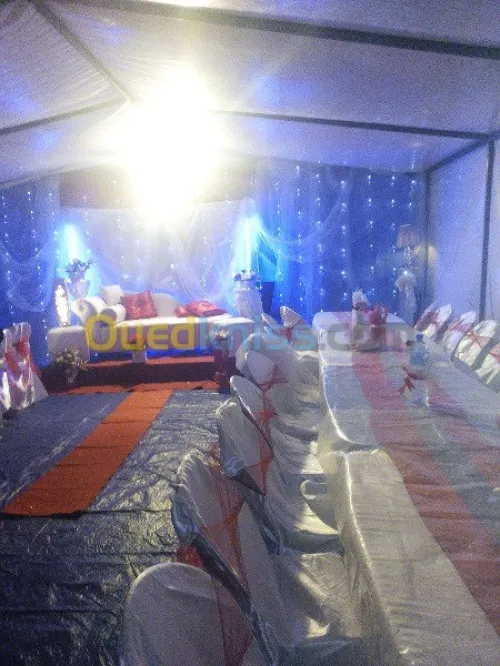 Décoration salles / louer Chapiteaux