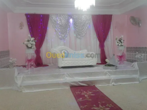 Décoration salle des fêtes