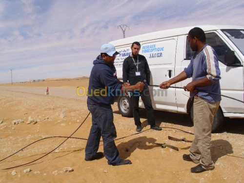 INSTALLATION DE LIAISON FIBRE OPTIQUE