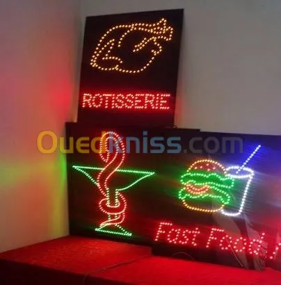 Enseignes Lumineuses à base de LEDS