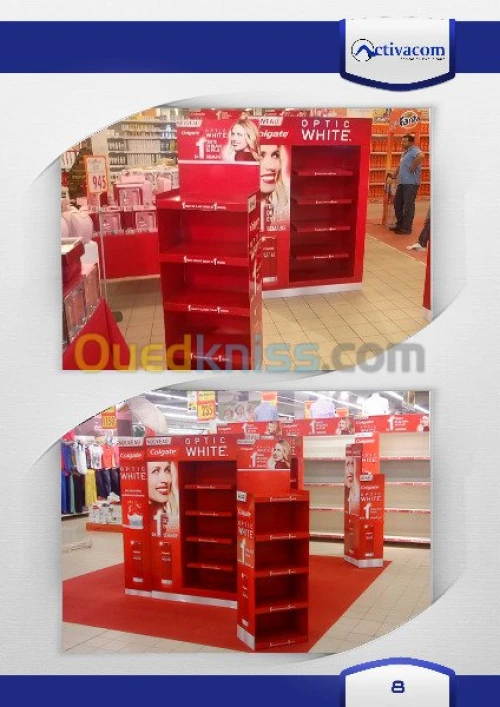 Publicité, Installation, Impression 