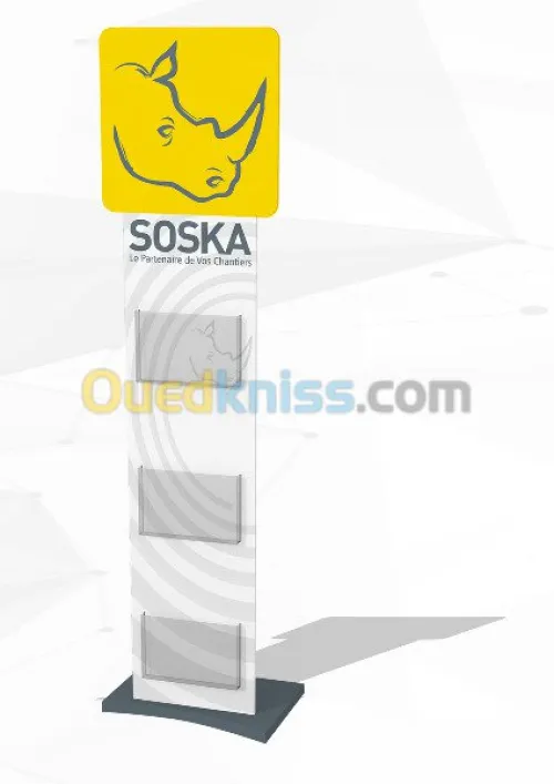 Publicité, Installation, Impression 