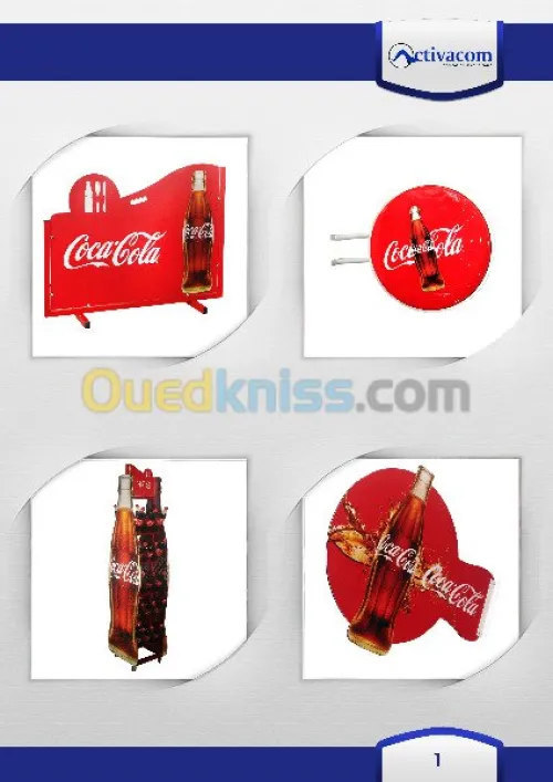 Publicité, Installation, Impression 