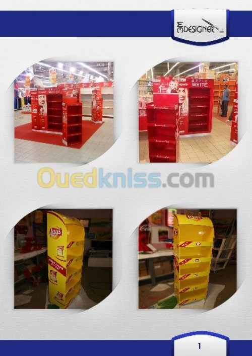 Publicité, Installation, Impression 