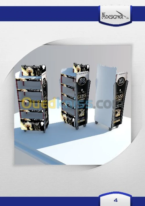 Publicité, Installation, Impression 