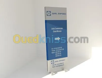 Publicité, Installation, Impression 