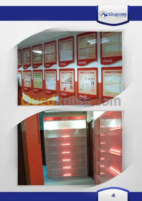 Publicité, Installation, Impression 