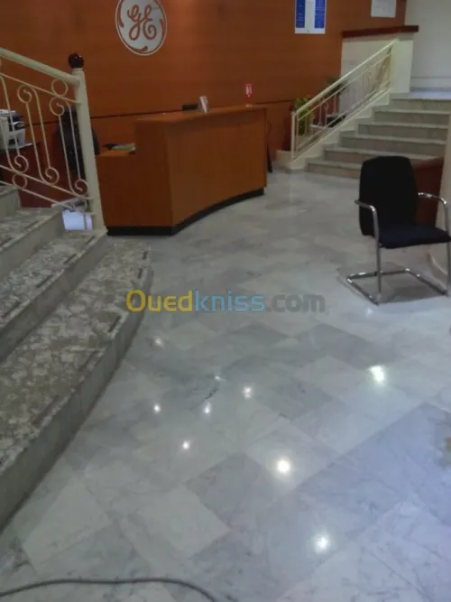  Ponçage lustrage cristallisation du marbre