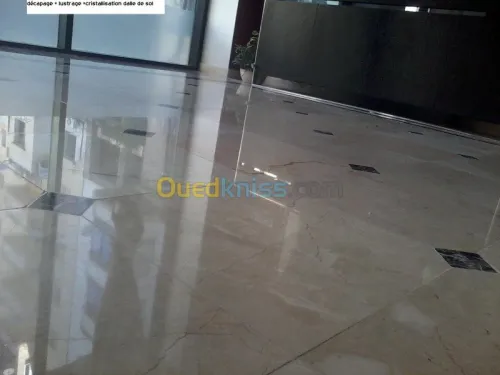  Ponçage lustrage cristallisation du marbre