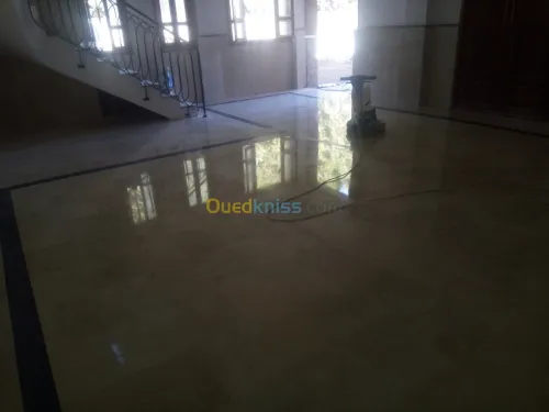  Ponçage lustrage cristallisation du marbre