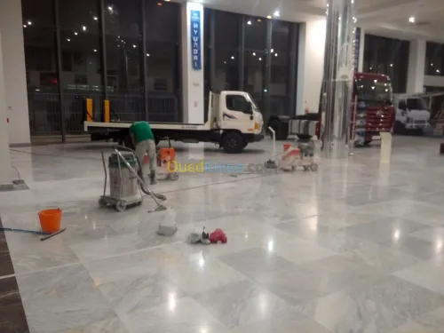  Ponçage lustrage cristallisation du marbre