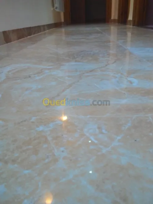  Ponçage lustrage cristallisation du marbre