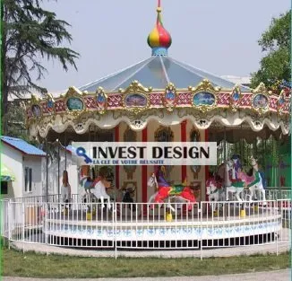 Aménagement parc d'attraction, air de jeux