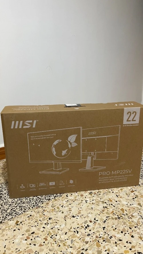 Écran MSI PRO MP225V , 22POUCE , 100HZ  Non utiliser jdid