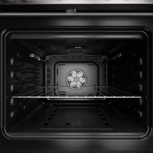 CUISINIÈRE BRANDT 4 FEUX INOX GAZ/ÉLECTRIQUE AVEC FOUR VENTILÉ SECURISÉ / CASH ET FACILITÉ
