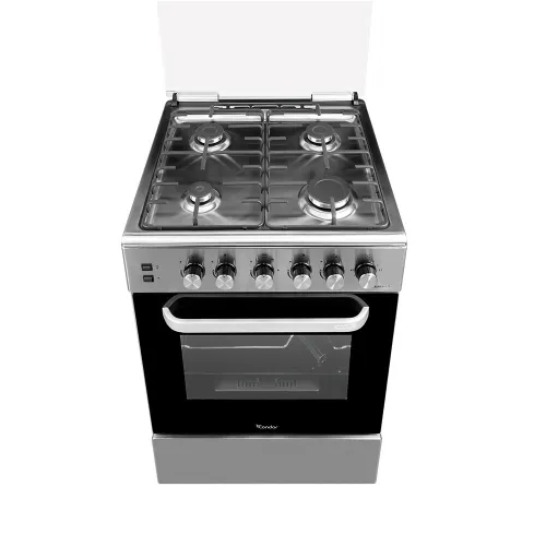 CUISINIÈRE CONDOR RAVIOLLA 4 FEUX INOX AVEC FOUR VENTILÉ ET CATALYSÉ / CASH ET FACILITÉ