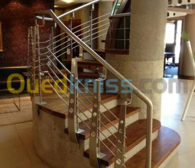 Travaux en inox : Rampes, garde-corps