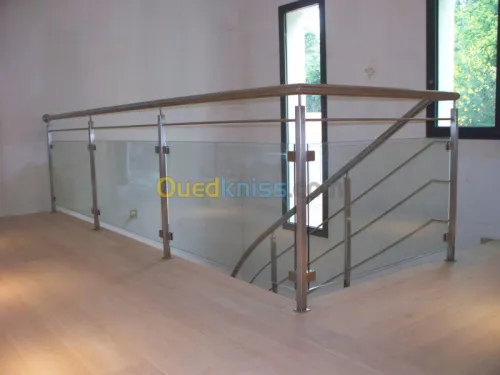 Travaux en inox : Rampes, garde-corps