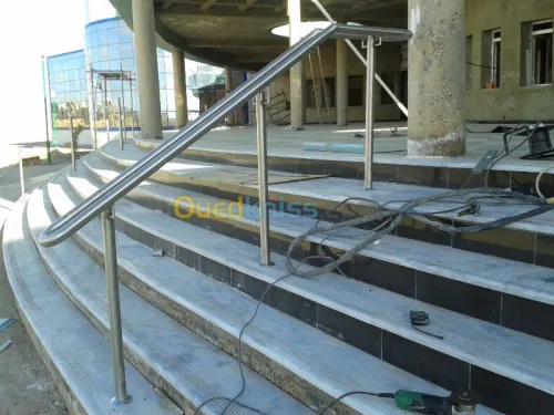 Travaux en inox : Rampes, garde-corps