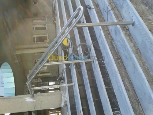 Travaux en inox : Rampes, garde-corps
