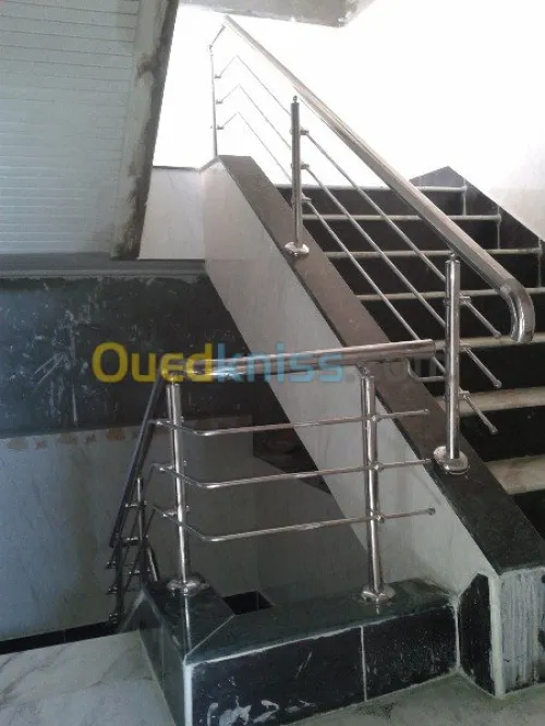Travaux en inox : Rampes, garde-corps
