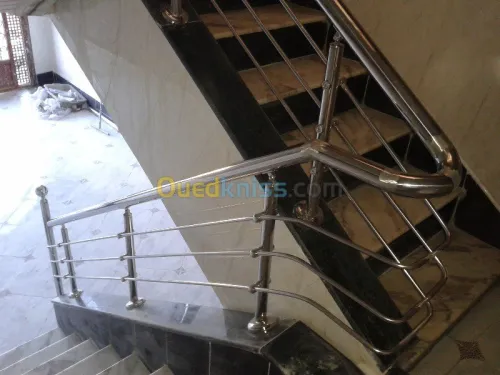 Travaux en inox : Rampes, garde-corps