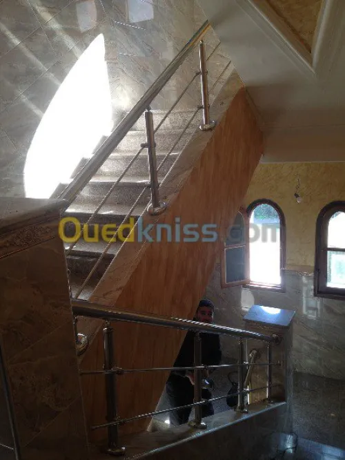 Travaux en inox : Rampes, garde-corps