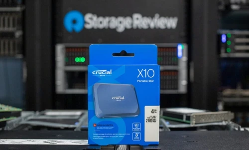 Disque dur ssd externe Crucial X10 4 TB UP TO 2100 MB/s