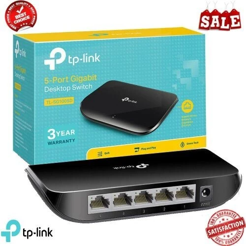 SWITCH RESEAU TP-LINK TL-SG1005D 05 PORT 10/100/1000 GIGA