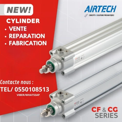 VERIN -VERIN PNEUMATIQUE - VERIN GUIDAGE - COMPACT - CYLINDRIQUE - FESTO - SMC - BURKET - METAL WORK